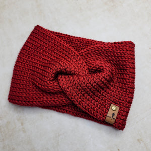 Twist Headband (Cranberry) | RTS