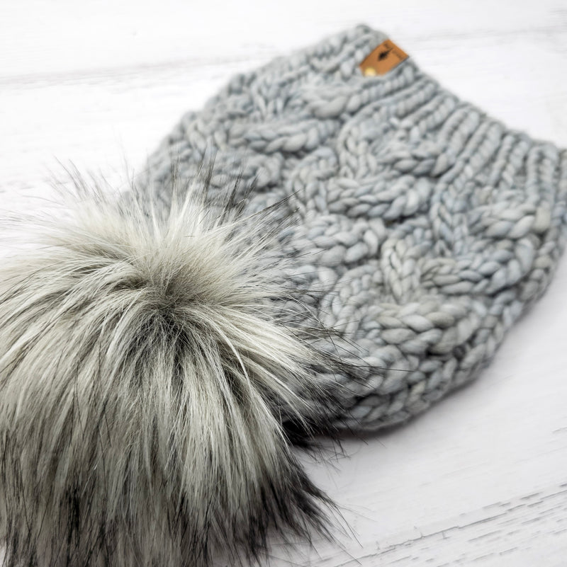Luxe Line Braided Cable Beanie (Cape Cod) | Adult RTS