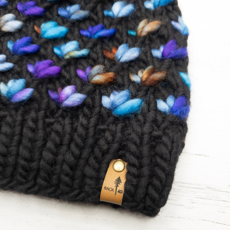 Luxe Line Lotus Flower Beanie (Dragonfly) | Adult