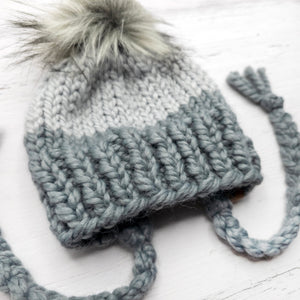 Classic Bonnet (Slate/Thaw) | 0-3+ Months