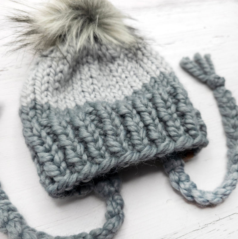 Classic Bonnet (Slate/Thaw) | 0-3+ Months