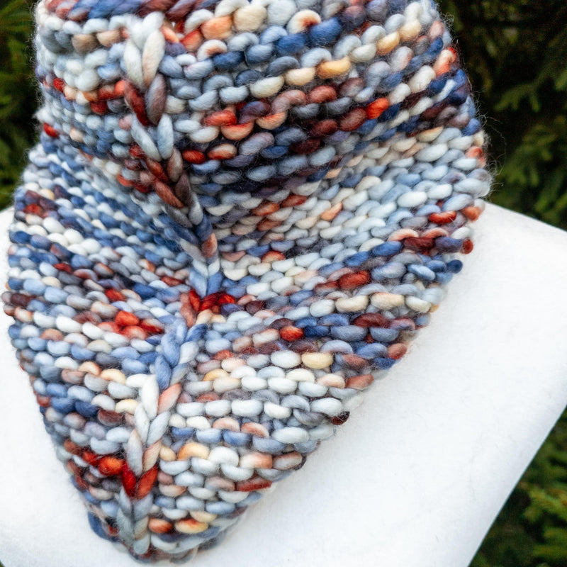 Luxe Line Pamn Bandana Cowl (Leather Wave)