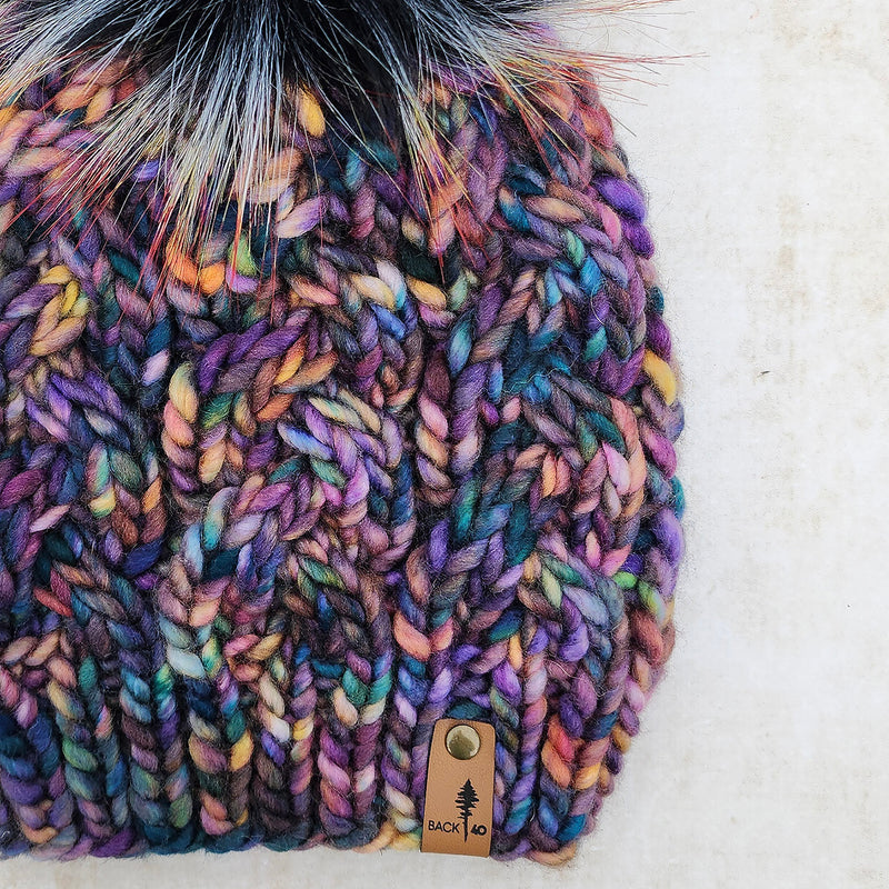 Luxe Line Braided Cable Beanie (Drama at la Scala) | Adult