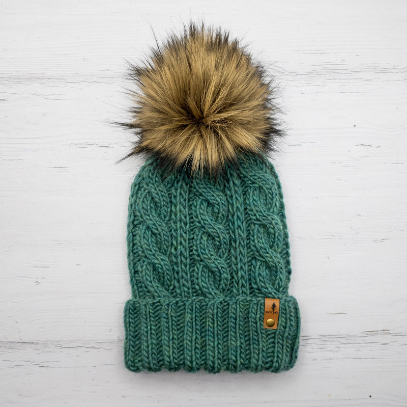 Luxe Line Eternity Beanie (Spotted Green) | Adult