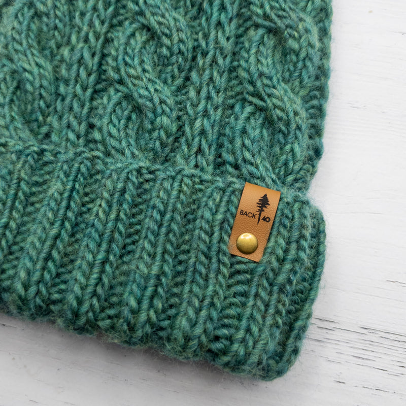 Luxe Line Eternity Beanie (Spotted Green) | Adult