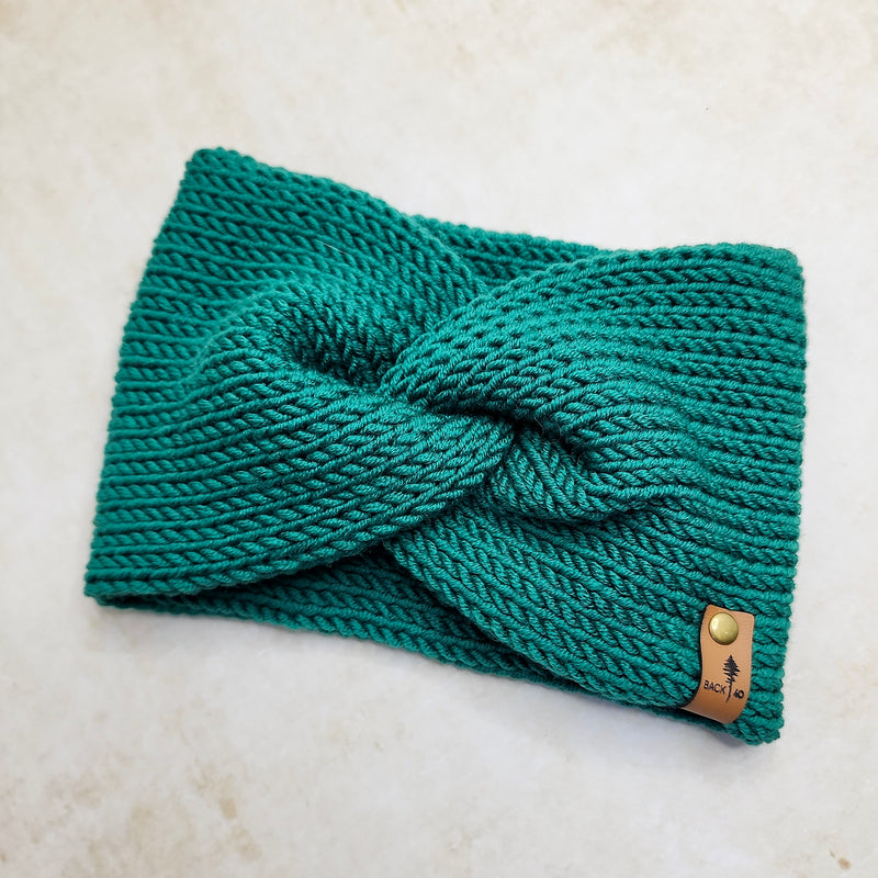 Luxe Line Twist Headband (Kerry Green) | RTS