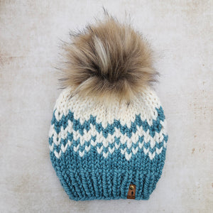 Classic Line Mountain Beanie (Seafoam) | Adult RTS