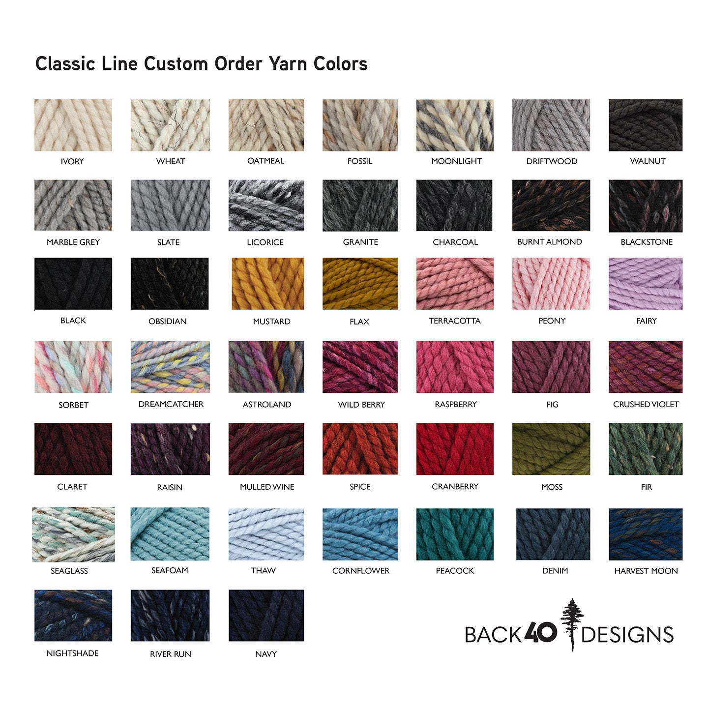 Red Heart Yarn Color Chart