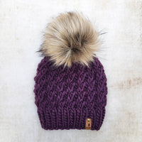 Luxe Line Emilia Beanie (Grape Wine) | Adult RTS