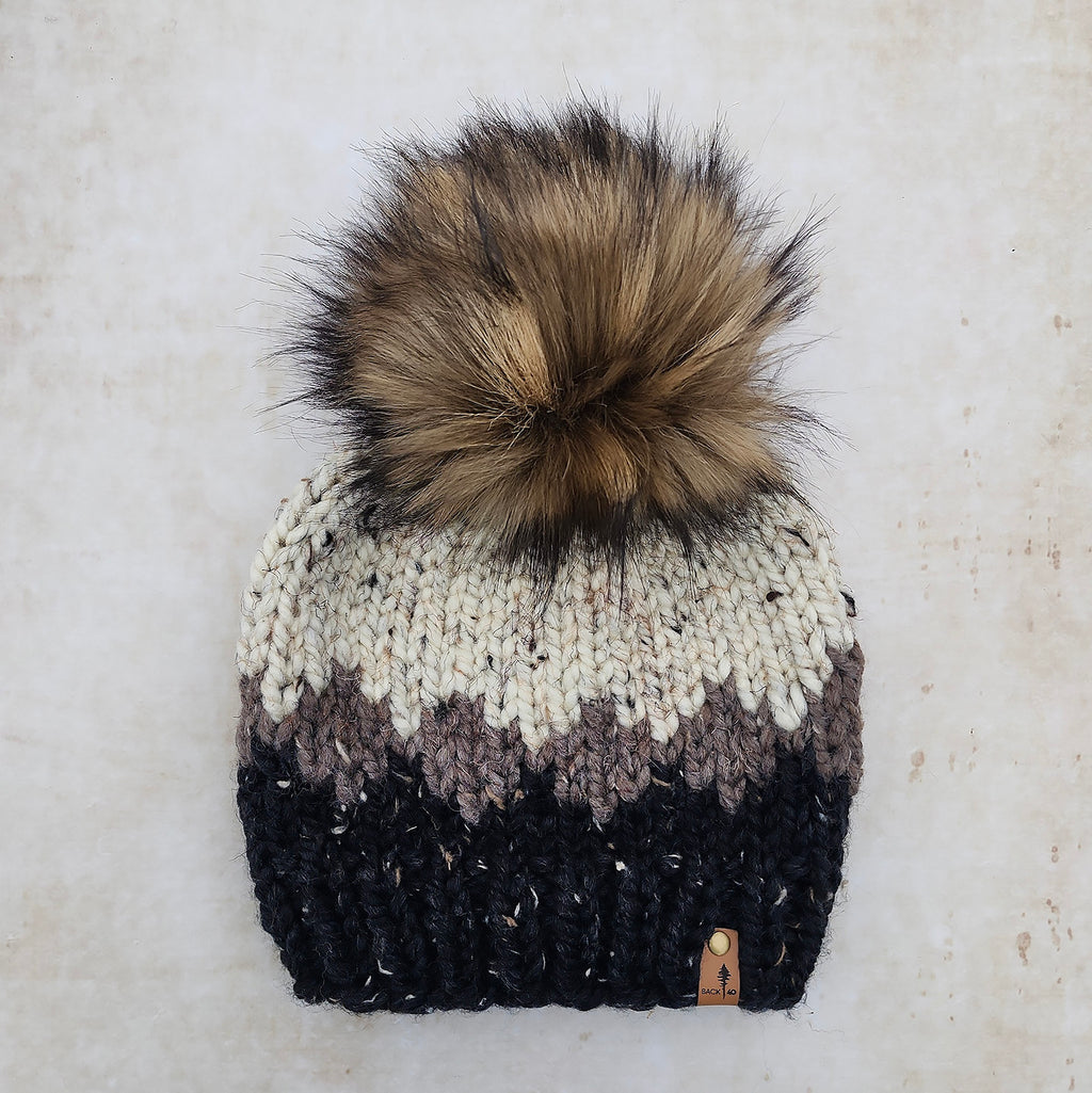 Classic Line Ombre Beanie (Obsidian) | Adult RTS