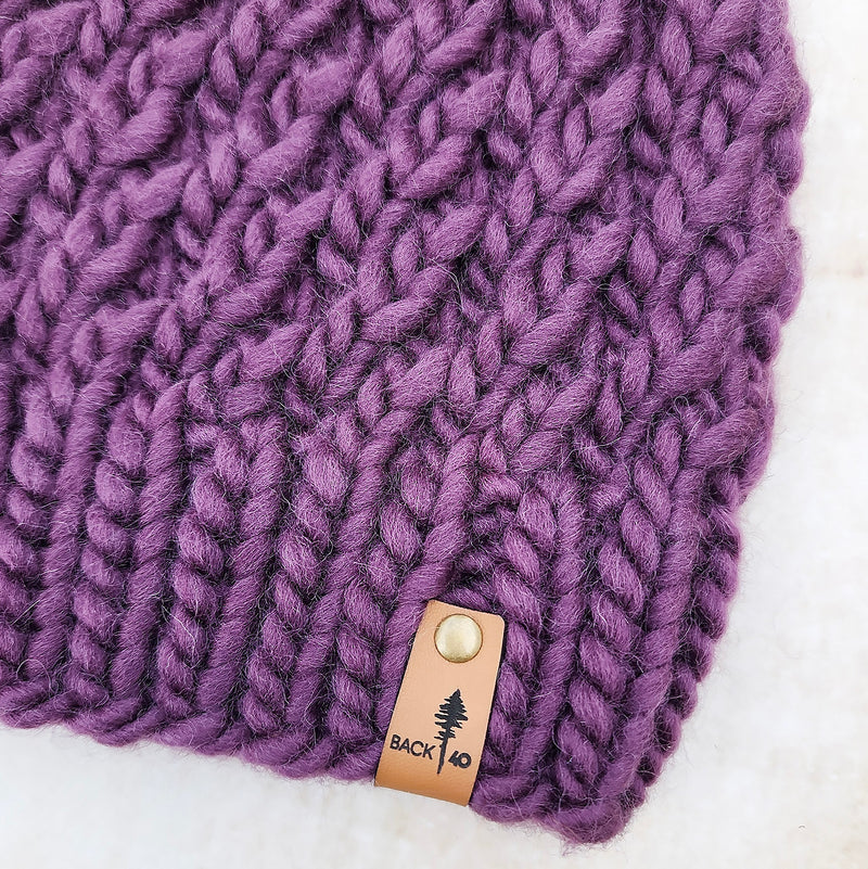 Luxe Line Emilia Beanie (Grape Wine) | Adult RTS