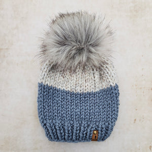 Classic Beanie (Slate/Wheat)  |  RTS 3-9 Years