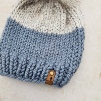 Classic Beanie (Slate/Wheat)  |  RTS 3-9 Years