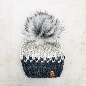 Classic Beanie (Granite/Wheat) | RTS 3-6 Months