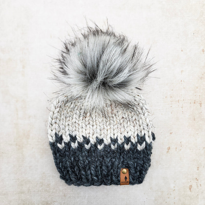 Classic Beanie (Granite/Wheat) | RTS 3-6 Months