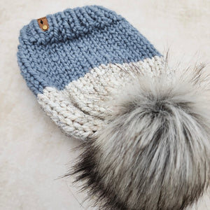 Classic Beanie (Slate/Wheat)  |  RTS 3-9 Years