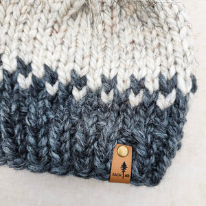 Classic Beanie (Granite/Wheat) | 3-6 Months