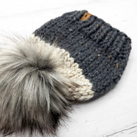 Classic Beanie (Graphite) | 3-6 Months