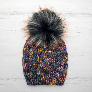 Luxe Line Braided Cable Beanie (Drama at la Scala) | Adult