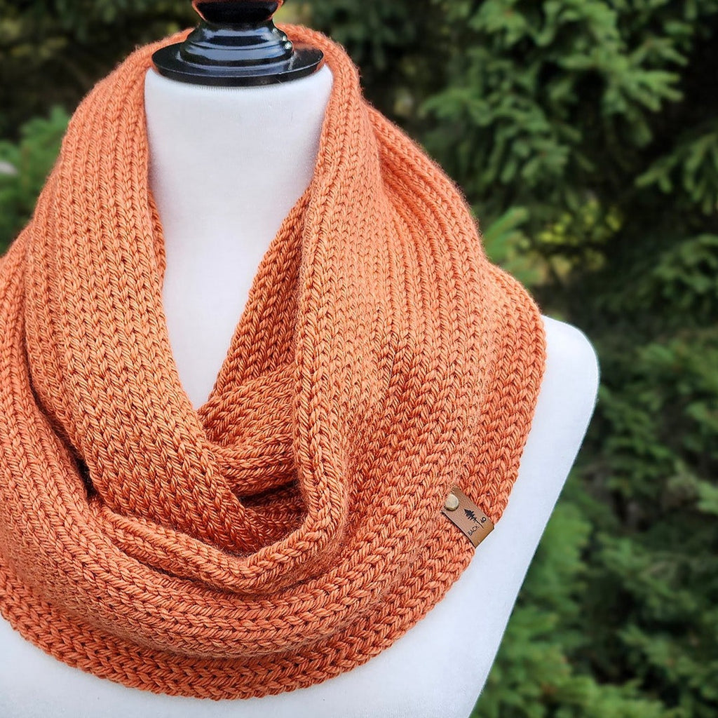 Classic Line Infinity Scarf (Coral) | Adult RTS