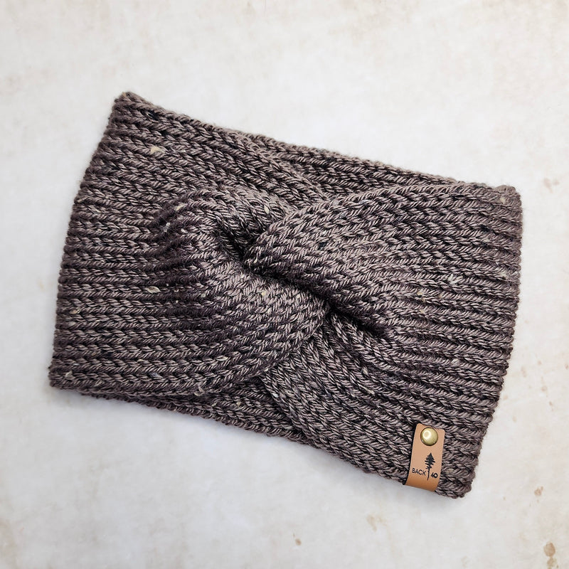 Twist Headband (Taupe Tweed) | RTS