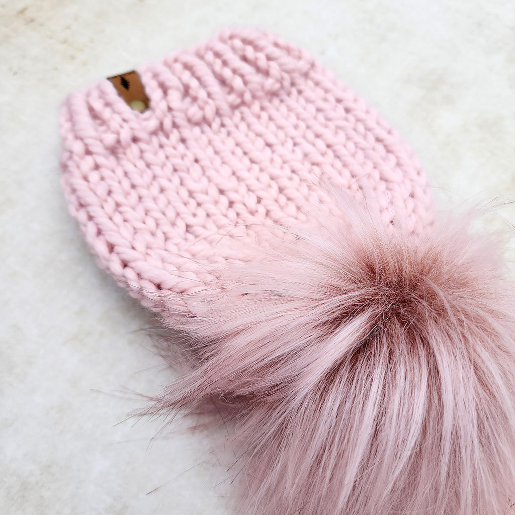 Classic Beanie (Peony) | RTS 0-3 Months