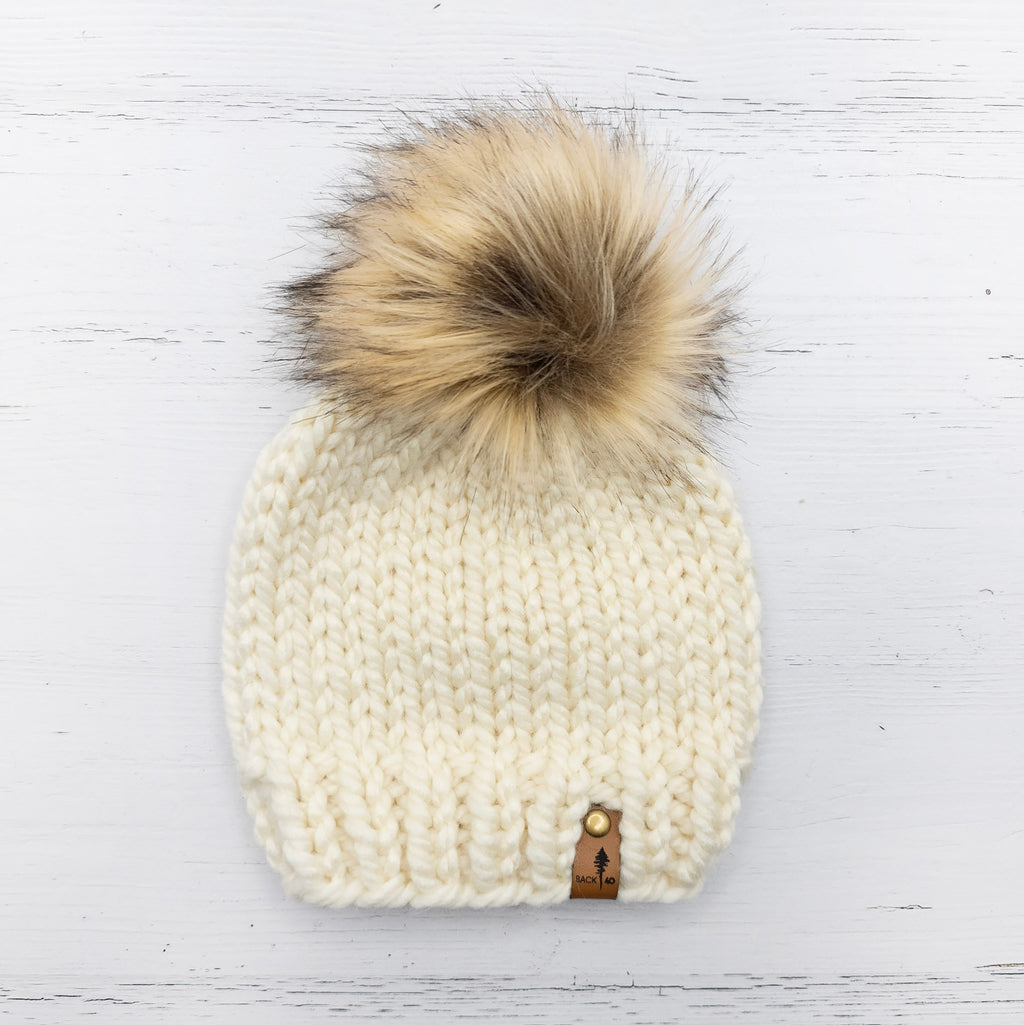 Classic Beanie (Ivory) | 3-6 Months