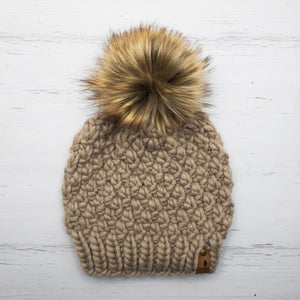 Luxe Line Alpine Beanie (Mushroom) | Adult