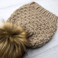 Luxe Line Alpine Beanie (Mushroom) | Adult