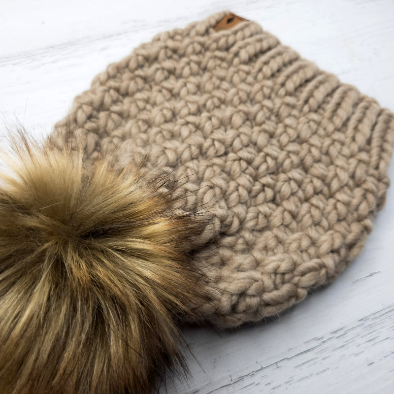 Luxe Line Alpine Beanie (Mushroom) | Adult