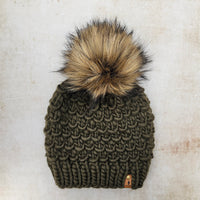 Luxe Line Mesa Beanie (Olive) | Adult