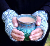 Classic Line Fingerless Mitts (Mulled Wine) | Adult RTS