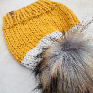 Classic Line Classic Beanie (Mustard) | Adult
