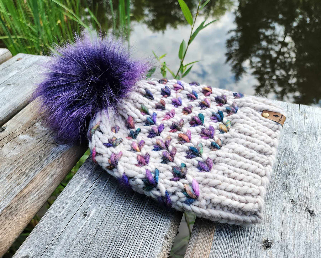 Luxe Line Lotus Flower Beanie (Drama at la Scala) | Adult RTS