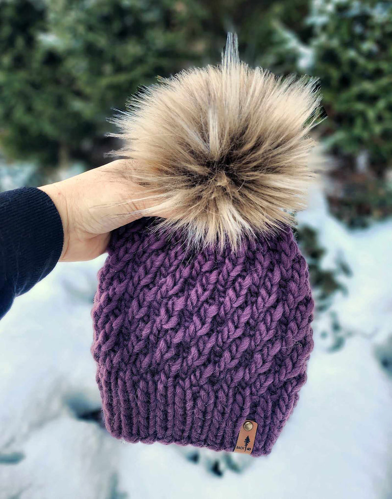 Luxe Line Emilia Beanie (Grape Wine) | Adult RTS