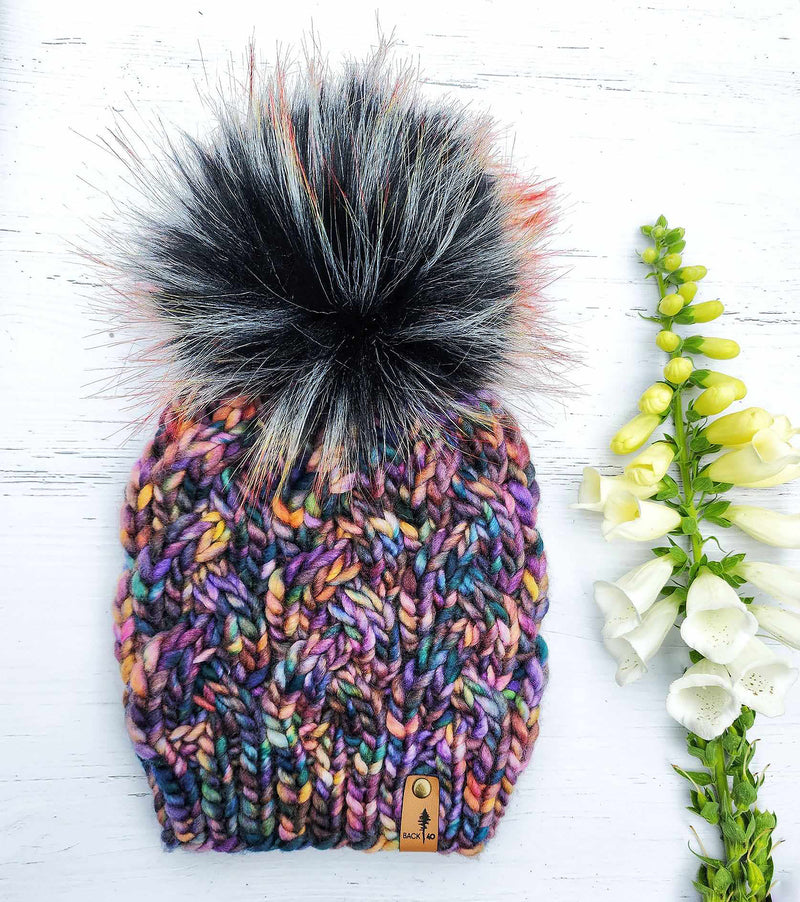 Luxe Line Braided Cable Beanie (Drama at la Scala) | Adult
