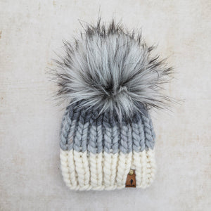 Luxe Line Baby Nokhu Beanie (Grey) | 0-3 Months