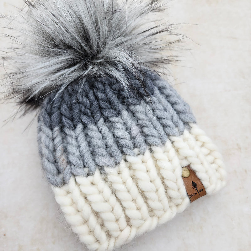 Luxe Line Baby Nokhu Beanie (Grey) | 0-3 Months