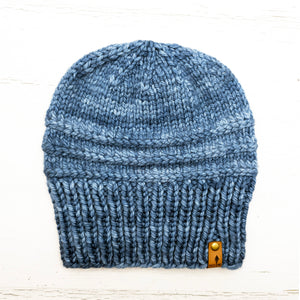 Luxe Line Autumn Winds Beanie (Stone Blue) | Adult