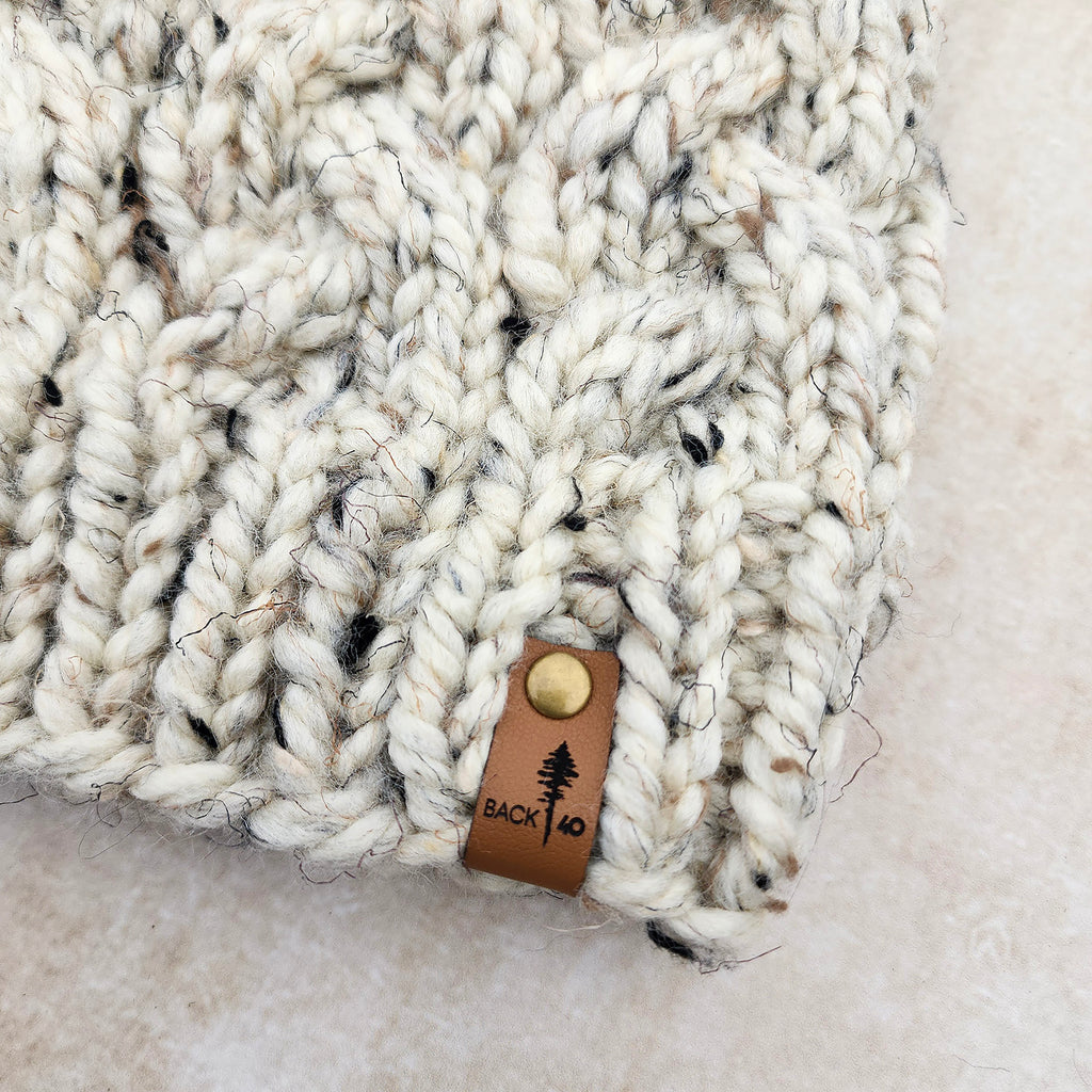 Classic Line Braided Cable Beanie (Oatmeal) | Adult RTS