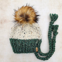 Classic Bonnet (Fir/Oatmeal)  |  RTS 3-9 Years