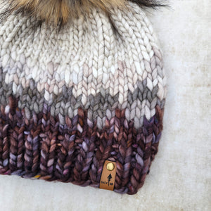 Luxe Line Ombre Beanie (Neutrals) | Adult RTS