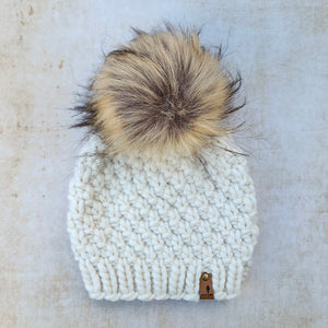 Luxe Line Alpine Beanie (Ivory) | Adult RTS