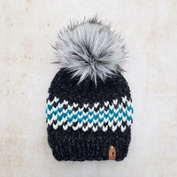 Cascadia Toque (Charcoal/Peacock) | RTS 3-9 Years