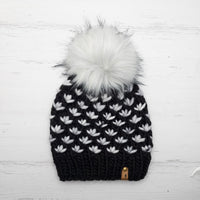 Luxe Line Lotus Flower Beanie (Smokes on You) | Adult