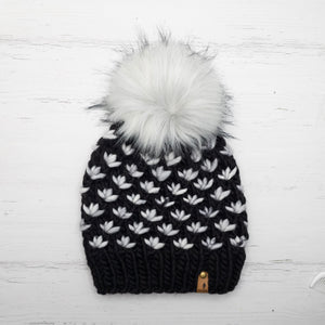 Luxe Line Lotus Flower Beanie (Smokes on You) | Adult