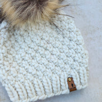 Luxe Line Alpine Beanie (Ivory) | Adult RTS