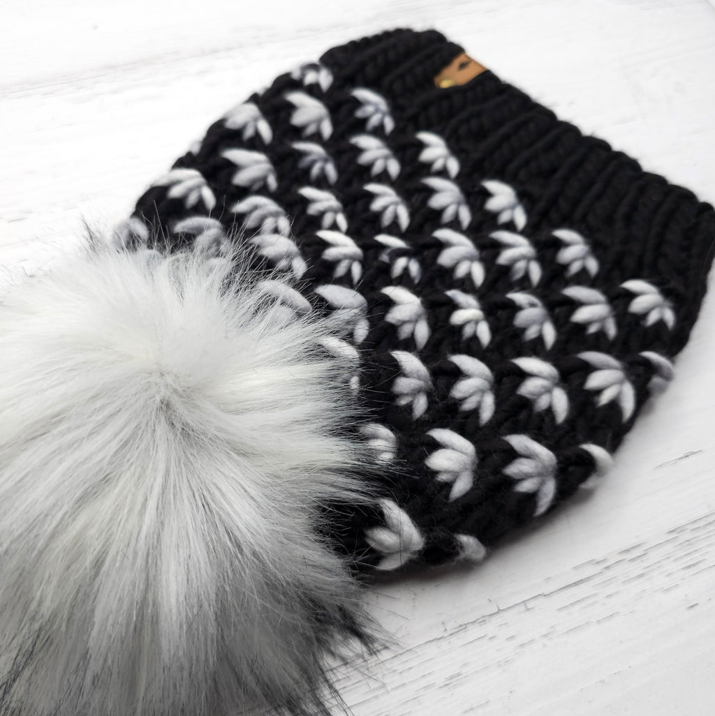 Luxe Line Lotus Flower Beanie (Smokes on You) | Adult