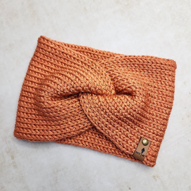 Twist Headband (Coral) | RTS