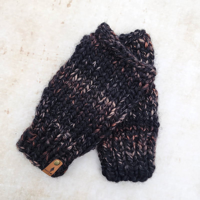 Classic Line Fingerless Mitts (Burnt Almond) | Adult RTS